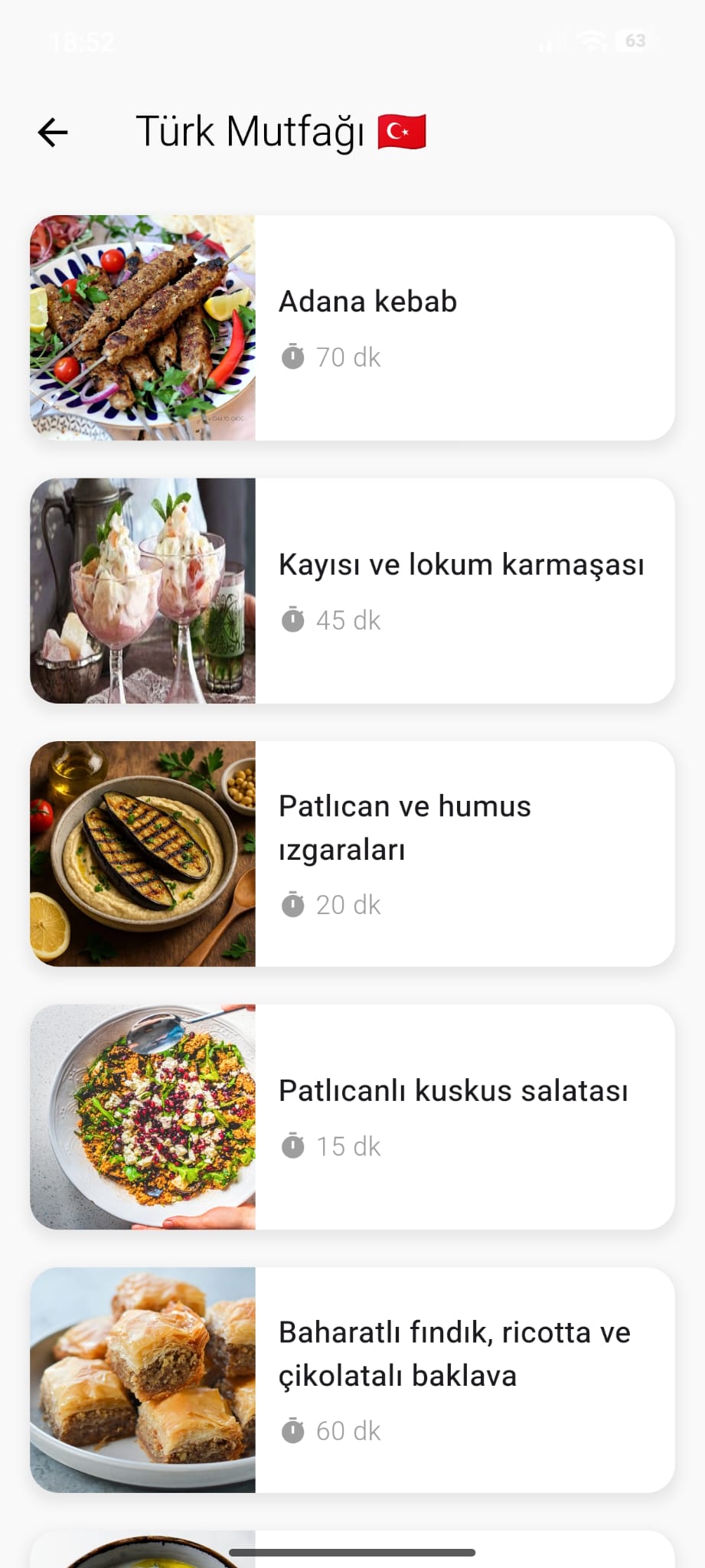 Türk mutfağı listesi: Adana kebap ve diğer tarifler